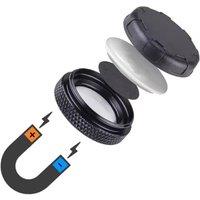 ReFind Magnetic AirTag Holder for Apple AirTag GPS Tracker (With P09) in Black