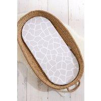 The Tiny Bed Company Basket Changing Mat - Little Mykonos in White