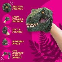 Wild Thingz Hand Puppet - T-rex - Green | Size: 1 Pack