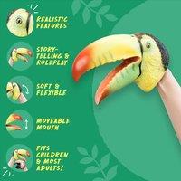 Wild Thingz Hand Puppet - Green Toucan | Size: 1 Pack