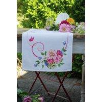 Vervaco T/RUNNER FLWRS BOUQUET - Counted Cross Stitch Kit: Table Runner: Classic Flowers Bouquet