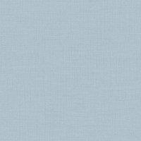 Grandeco Linen Textured Plain Wallpaper in Blue | Size: 1 Pack