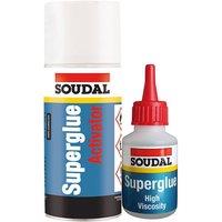 Soudal Mitre Kit 50g Adhesive + 200ml Activator