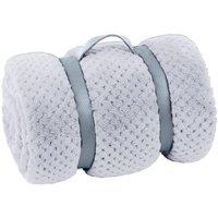 1000 Mile Grey Soft Cosy Fleece 130x160cm in Light Grey | Size: 130x160 cm