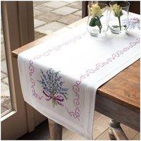Vervaco EMB T/RUN LAVENDER - Embroidery Kit: Runner: Lavender