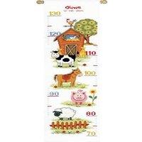 Vervaco H/CHART AT THE FARM - Counted Cross Stitch Kit: Height Chart: At The Farm II