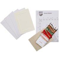 Vervaco CARDS PK3 XMAS MOTIF - Counted Cross Stitch Kit: Greetings Cards: Christmas Motif: Set of 3