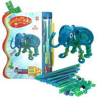 CLICS Spaghetteez Twist-A-Saurus Rex in Green | Size: 1 Pack