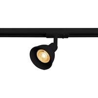 Nordlux Modern Indoor Track Spot Light Black Metal GU10 Adjustable Head - Mains Powered, IP20