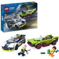 Lego City Police Car & Muscle Car Chase
