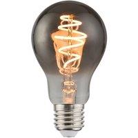 Nordlux Deco E27 A60 Spiral Dim 1800 Kelvin 120 Lumen Light Bulb In Smoked in Black