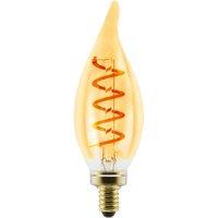 Nordlux Deco E14 C35 BT Spiral Dim 2200 Kelvin 200 Lumen Bulb In Gold