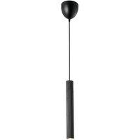 Nordlux Vintage Indoor Pendant Light Black Metal GU10 Ribbed - Mains Powered, IP20