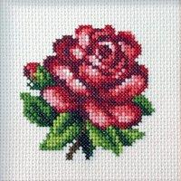 Orchidea RED ROSE - Cross Stitch Kit: Red Rose