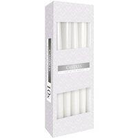 KDMD Taper Candle - White - (Set of 10)