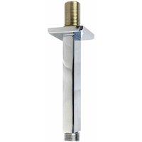 Nes Home Rectangular 120mm Ceiling Shower Arm in Silver