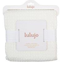 Lulujo Waffle Blanket - Cream Vanilla