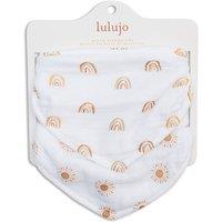 Lulujo 2-pack Bandana Bib - Rainbow & Sun