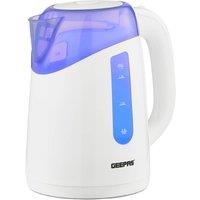 Geepas 2200W Cordless Electric Kettle Illuminating 1.7L in White