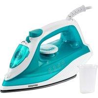 Geepas 1600W Steam Iron Non-Stick Soleplate Dry/Steam Iron in Blue