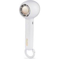 Geepas Mini Portable USB Fan 2 Speeds, 4Hr Run Time in White