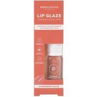 Profusion Cosmetics Lip Glaze Hydrating Glossy Lip Stain - Strawberry Glaze in Red | Size: 3ml