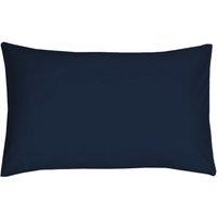 Smart Living Polycotton Bed Linen Luxury Fitted Bedsheet or Pillowcase Non Iron in Navy | Size: Super King Fitted