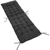 Smart Living Outdoor Seat Cushion with Thick Padding for Maximum Comfort & Support in Black