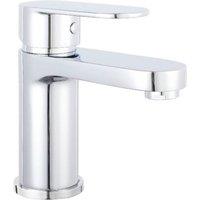 Nes Home Modern Chrome Bathroom Mono Basin Sink Mixer Tap in Silver