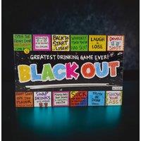 Menkind Blackout Game Thrilling Adult Drinking Challenge in Black