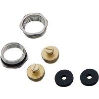 Nes Home 3/4" Adaptor Kit for Bath Tap Conversions 1/2" to 3/4" in Silver