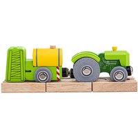 Bigjigs Rail Wooden Tractor & Crop Sprayer