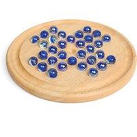 Bigjigs Toys Wooden Solitaire Marble Game