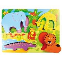 Bigjigs Toys Toys Chunky Lift Out Puzzle Safari