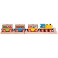 Bigjigs Rail Fruit & Veg Wooden Train