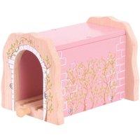 Bigjigs Toys Wooden Rail Pink Brick Tunnel