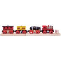 Bigjigs Rail Wooden Pirate Train