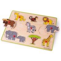 Bigjigs Toys Chunky Lift Out Puzzle - Safari