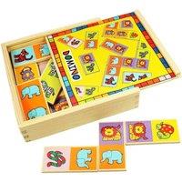 Bigjigs Toys Wooden Animal Dominoes