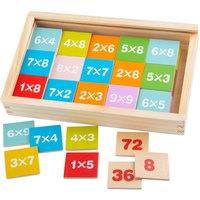 Bigjigs Toys Wooden Times Table Box - Educational Toys