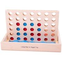 Bigjigs Toys Four in a Row Game in Natural