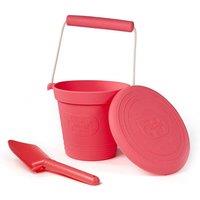 Bigjigs Toys Silicone Bucket & Spade Set in Pink