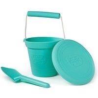 Bigjigs Toys Silicone Bucket & Spade Set in Light Green