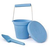 Bigjigs Toys Silicone Bucket & Spade Set in Pale Blue