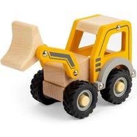 Bigjigs Toys Mini Yellow Wooden Digger
