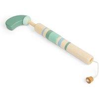 Bigjigs Toys Pop Gun (Green Handle) - Classic Wooden Toy, Retro Pocket Money Gifts in Green