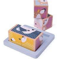 Bigjigs Toys Woodland Cube Puzzle