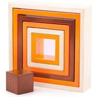 Bigjigs Toys Wooden Stacking Squares in Natural