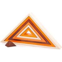 Bigjigs Toys Wooden Stacking Triangles in Natural