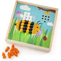 Bigjigs Toys Garden Art Peg Puzzle
